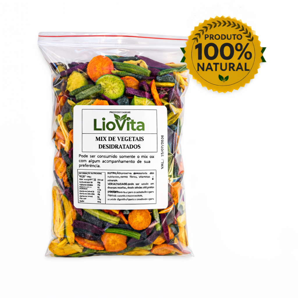 Mix de vegetais desidratados LioVita